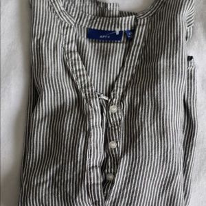 Quarter button up casual shirt